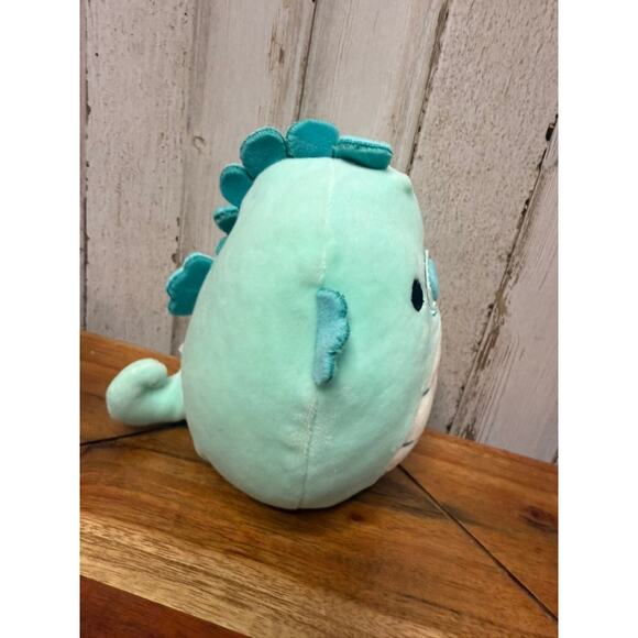 Squishmallows Sheldon Seahorse Plush Toy Blue Small 6" Washable - Picture 2 of 5